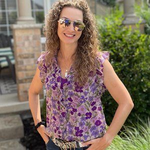 Cabi 4168 Trifle Top Fall 2021 XLarge EUC